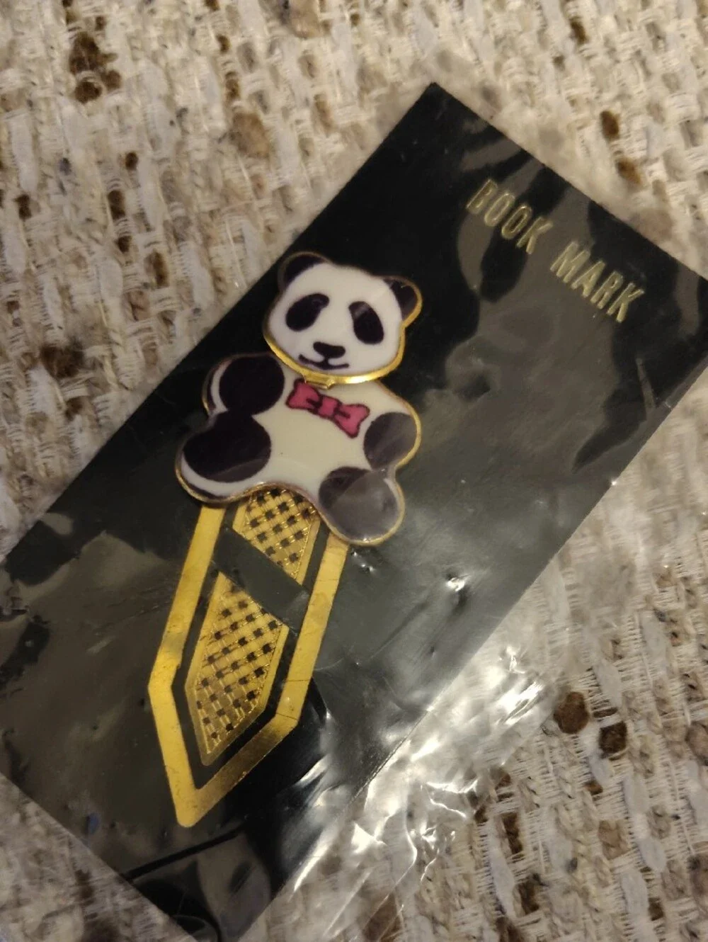 Vintage Panda Bookmark